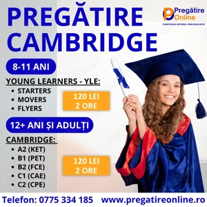 Pregatire pentru certificari Cambridge