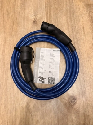 Cablu Încărcare EV Type 2 Mennekes Trifazic – masini electrice Tesla VW Mercedes Renault Dacia Byd