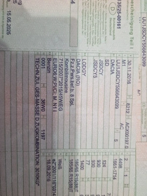 Dacia Lodgy e6 7 locuri ,clima ,distributie NOUĂ  - imagine 4