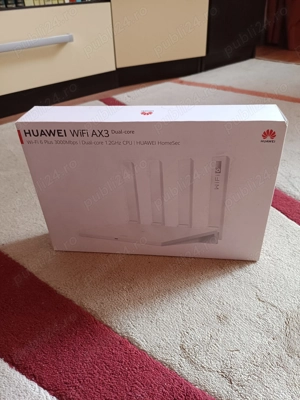 Vand Router HUAWEI AX3 Wi-Fi 6 Plus 3000 Mbps Dual-Core 1,2 GHz - NOU, SIGILAT