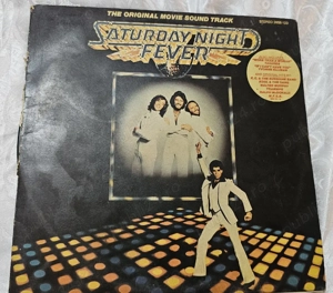Vinil dublu Saturday Night Fever   Bee Gees   2 LP   Disco Classic   RSO 1977