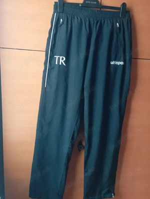Pantaloni Unisport, marimea XL, negri, captusiti 