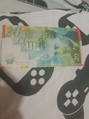 vnd bancnotă de 20 șekeli bancnotă stare bună  Israel
