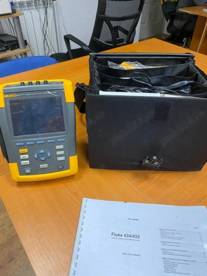 Fluke 435 II analizor portabil de energie electrica) + Fluke 787 B (Process Meter cu accesorii)