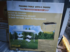 masa picnic  cu 4 scaune
