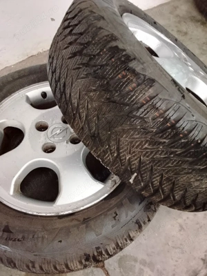 genti aliaj opel Astra g cu cauciucuri de iarna 195/65/15 