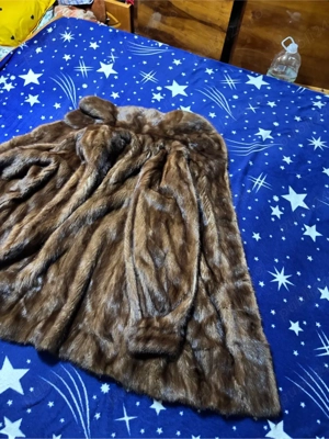 Blană naturală Jigsaw   mărimea 50   model lung, elegant