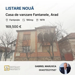Casa de vanzare Fantanele, Arad