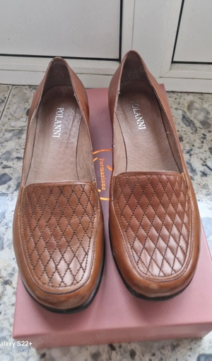 Pantofi din piele ( 25 cm la interior) - imagine 4