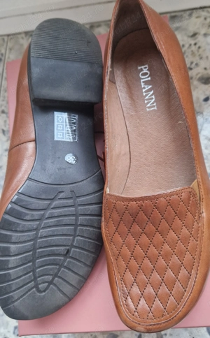 Pantofi din piele ( 25 cm la interior) - imagine 2