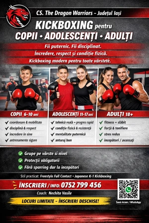 Club Sportiv Face Înscrieri Arte Marțiale (Kickboxing, Krav Maga, Karate) - imagine 2