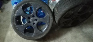 Vând jenti aluminiu cu cauciucuri de vara - imagine 4