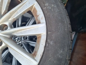 4 cauciucuri 235 55 17 cu jante de aliaj 5x112 de volswagen 