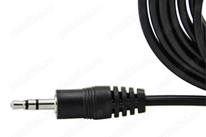Cablu audio Jack 3,5 - RCA 5 metri Negru - imagine 3