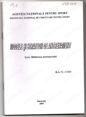modele si strategii de antrenament seria biblioteca antrenorului nr.2 2005 bucuresti 2005