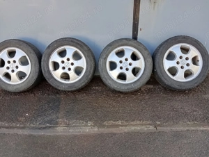 Set roți Opel Astra G 2000 – jante aliaj R15 + anvelope, originale - imagine 2