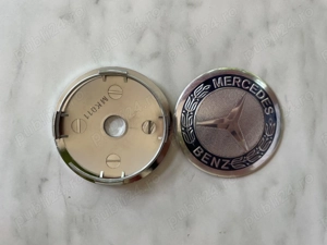 Set 4 embleme jante Mercedes-capace roti - imagine 2