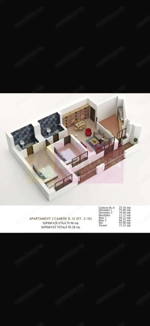 Mihai Bravu, Apartament 3 camere, mobilat luxos, si loc de parcare l - imagine 5