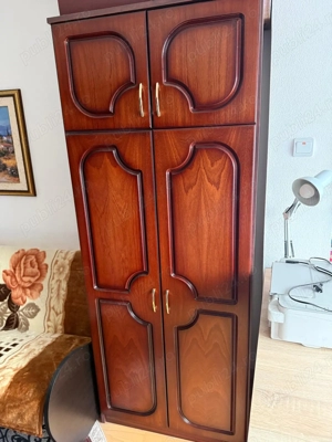 Vand mobila lemn masiv cires - imagine 4