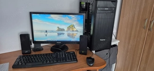 Sistem complet PC Intel i5-4460 + monitor LED Philips 20'