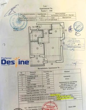 Apartament 2 camere 57 mp mobilat și utilat, etaj intermediar imobil cu lift, - imagine 12