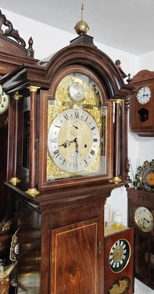 Ceas de podea cu pendul si 2 greutati Sinclair Harding - imagine 3