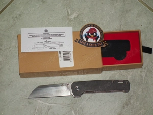 QSP Penguin Titanium briceag premium otel 154CM míner titan nou cutie