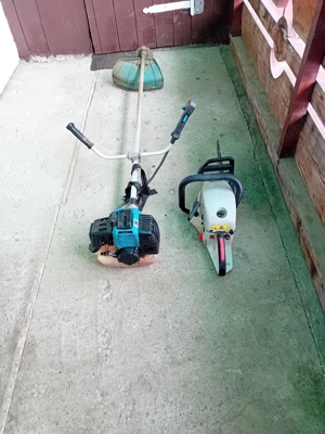 Vând drujbă plus cositoare 