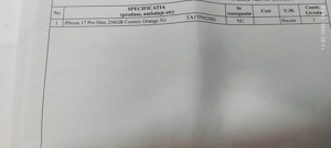 iPhone 17 ProMax 256GB Cosmic Orange 5G  - imagine 3