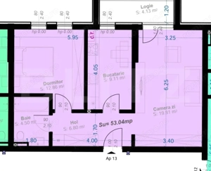 ​Apartament 2 Camere, 53mp | Zona Aradului | Etaj 1