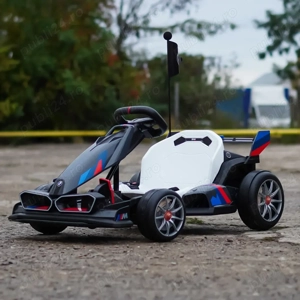 Kart electric cu functie Drift, BMW Motosport 2x 250W, 24V sasiu ajustabil