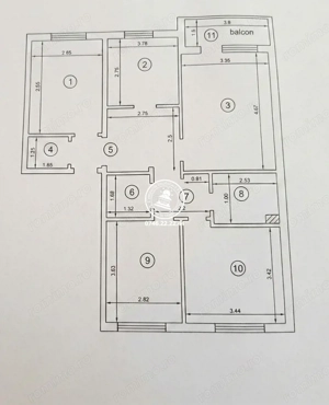 Apartament 4 camere decomandat zona Galata