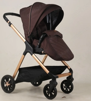 Carucior pentru Copii 3 in 1 All in One Visoli Coffee - imagine 3