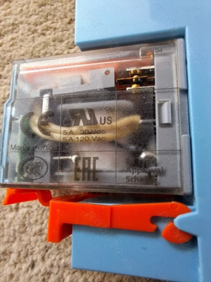 Releu comanda automatizari cu soclu Comat Releco 24V 5A 4 poli - imagine 4