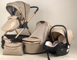 Carucior Visoli 3 in 1 all in one Gold