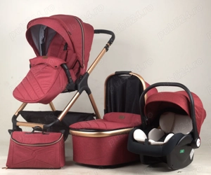 Carucior Visoli 3 in 1 all in one Bordeaux