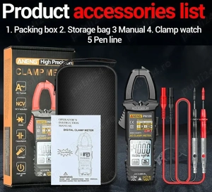 Multimetru cu clampmetru Aneng 2 modele - imagine 3