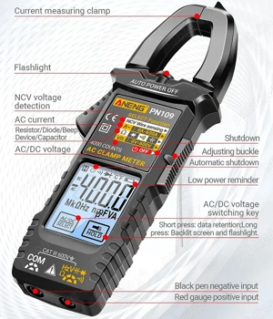 Multimetru cu clampmetru Aneng 2 modele - imagine 4