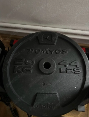 Discuri halteră 20 kg din metal  Diametru gaură - 28 mm  