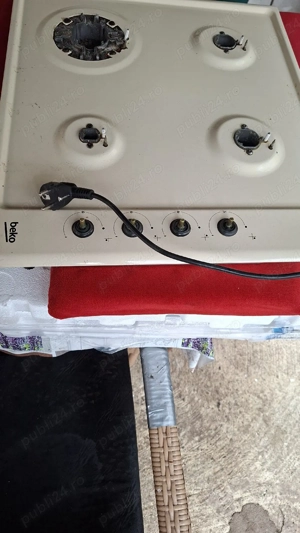 plita cu aprinderea electrica pe gaz - imagine 2