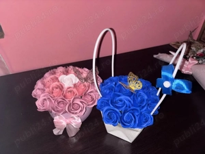 trandafiri din sapun 