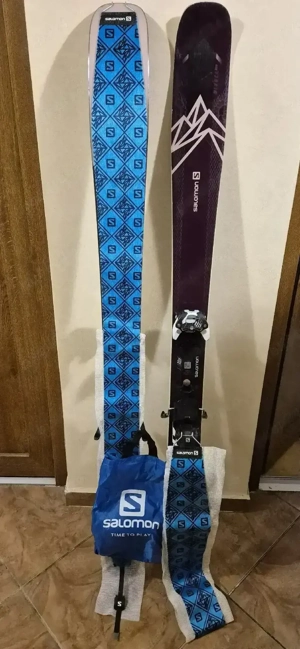 Schiuri de tura Salomon QST Lumen 99 + Legaturi  Guardian MNC 13+ Piei