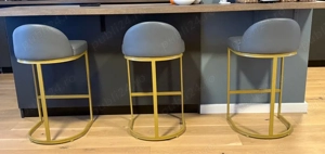 Set de 3 scaune de bar