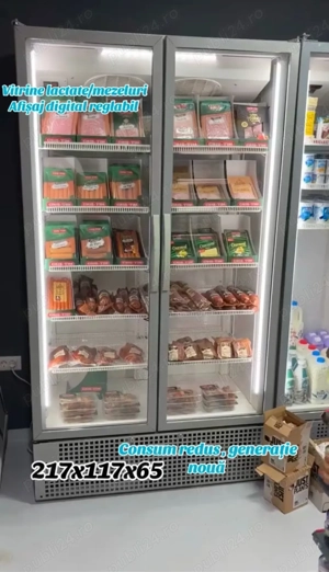 vitrine frigorifice mezeluri lactate bauturi 