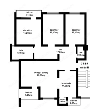 Apartament 4 camere in vila 125 mp Andrei Muresanu zona Engels Garaj Boxa - imagine 10