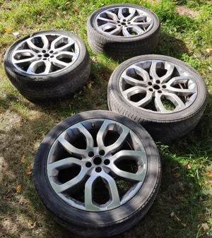 Set roti EVOQUE Shadow Chrome 20" cu anvelope de vara Sumitomo 245 45 R20 103Y - imagine 5