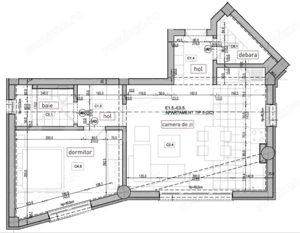 Apartament 2 camere, 53 mp, zona Bucium Aleea Domenii - imagine 11