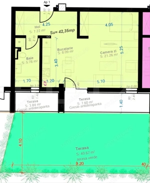 Studio Modern | Terasă 46 mp | Zona Aradului 
