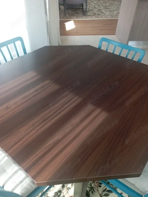 Masă octogonală pal wenge