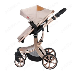 Carucior Visoli 2 in 1 Gold - imagine 3